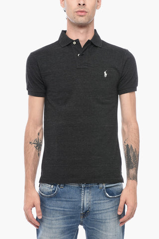 Piquet Cotton Polo with Embroidered Logo