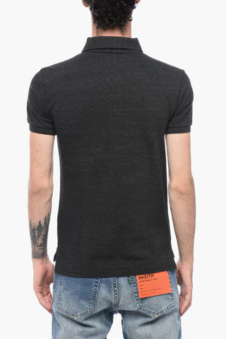 Piquet Cotton Polo with Embroidered Logo