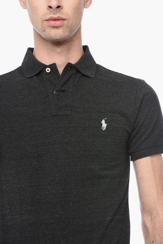Piquet Cotton Polo with Embroidered Logo