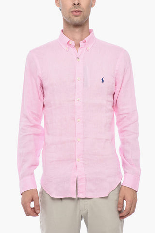 Button-down Pure Linen Shirt