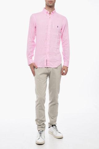 Button-down Pure Linen Shirt