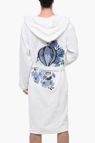 EMPORIO Terry-Cotton Bathrobe with Hood