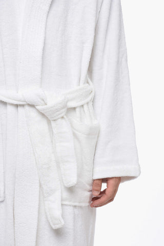 EMPORIO Terry-Cotton Bathrobe with Hood