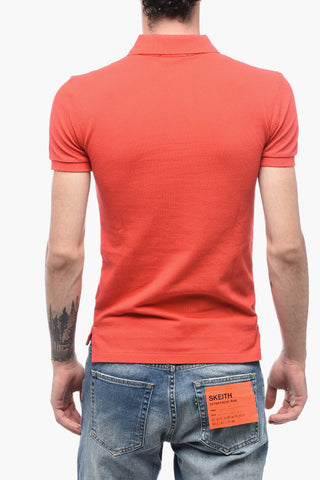 Polo Slim Fit in Cotone Piquet con Logo