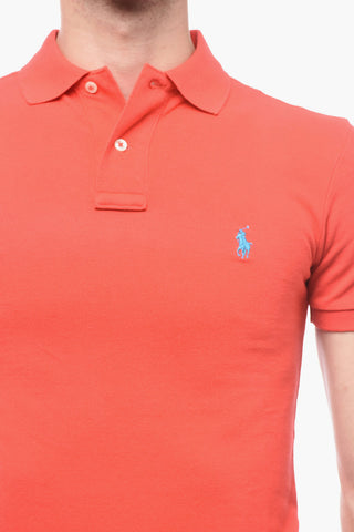 Polo Slim Fit in Cotone Piquet con Logo