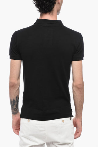 Polo Slim Fit in Cotone Piquet con Logo