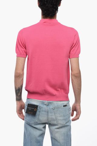 Polo Neck Cotton Sweater