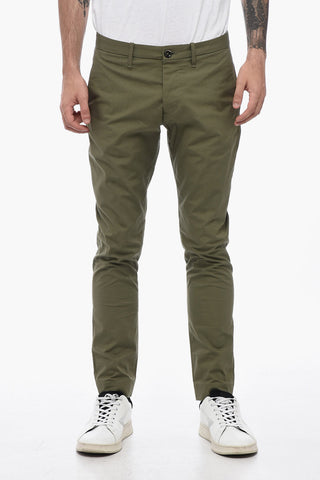 Chino Pants with Logo Patch
