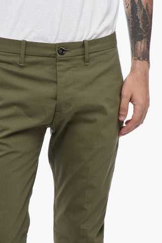 Chino Pants with Logo Patch