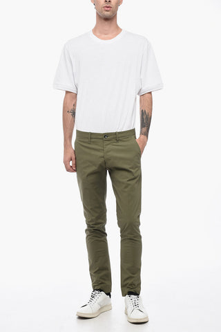 Chino Pants with Logo Patch