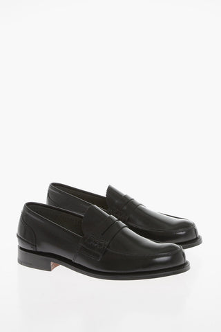 Leather PEMBREY Loafers With Stitch Detail