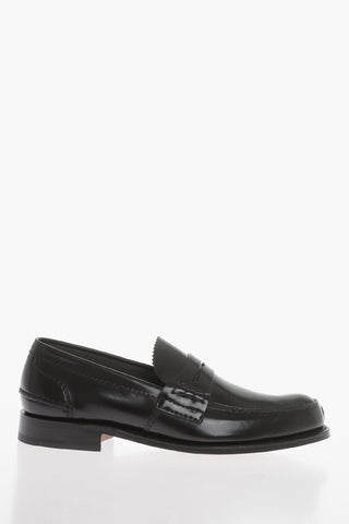 Leather PEMBREY Loafers With Stitch Detail