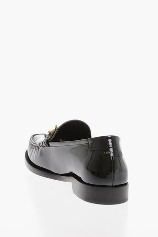 Patent Leather Penny Loafer with Clamps