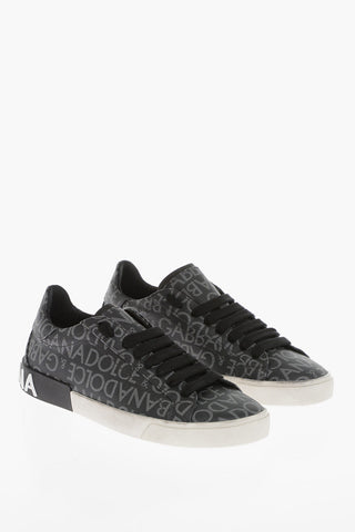 All-Over Logo Print PORTOFINO Sneakers