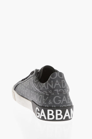 All-Over Logo Print PORTOFINO Sneakers