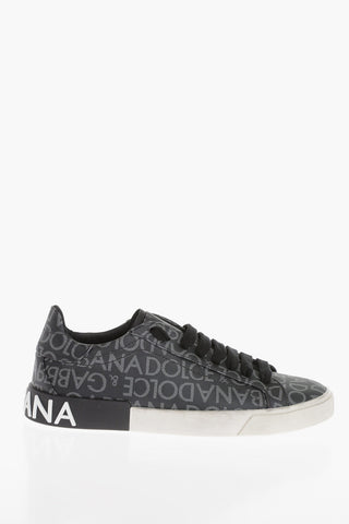 All-Over Logo Print PORTOFINO Sneakers