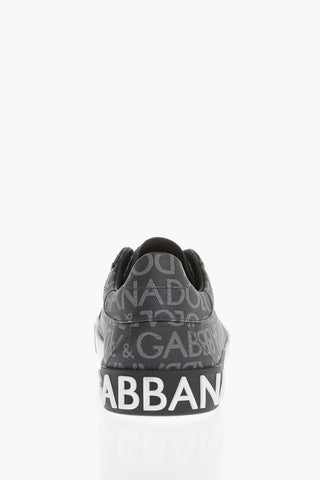 All-Over Logo Print PORTOFINO Sneakers