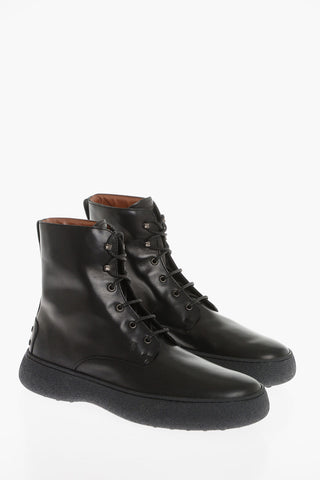 Suede W.G. Ankle Boots with Chunky Sole
