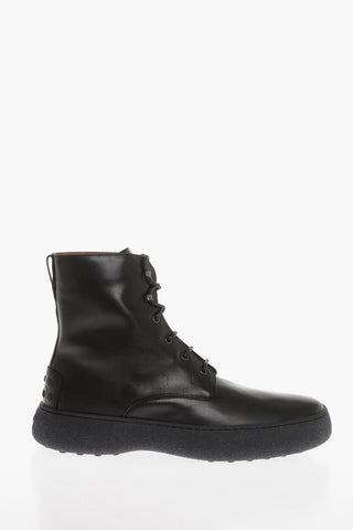 Suede W.G. Ankle Boots with Chunky Sole