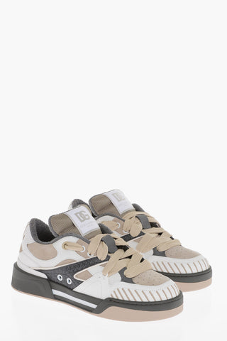 Sneakers NEW ROMA Logate con Dettagli in Suede