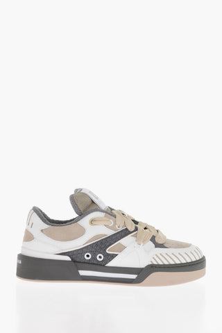 Sneakers NEW ROMA Logate con Dettagli in Suede