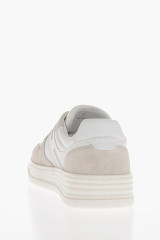 Leather H630 Sneakers with Nabuk Inserts