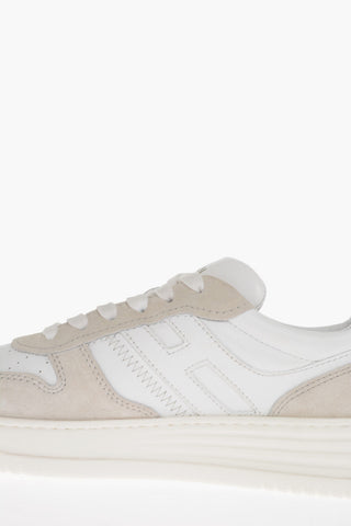 Leather H630 Sneakers with Nabuk Inserts