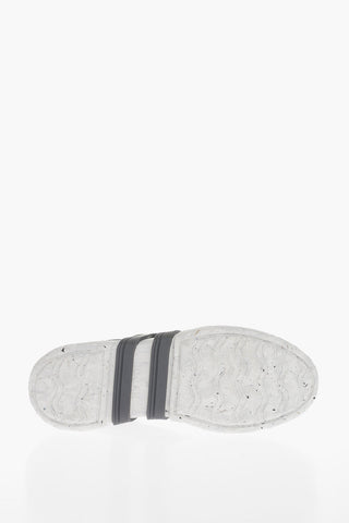 Leather 3R Sneakers with Logoed Application