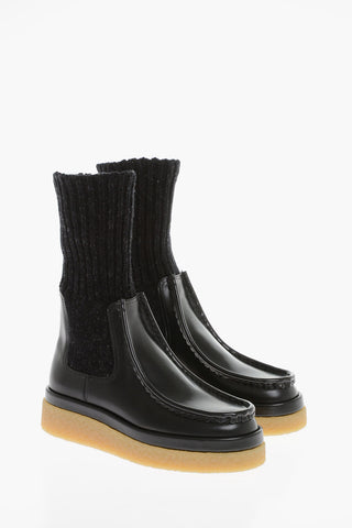 Socks JAMIE Boots with Knited Detail