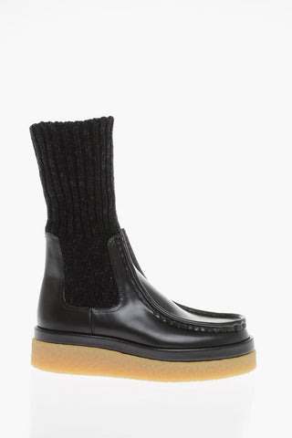 Socks JAMIE Boots with Knited Detail