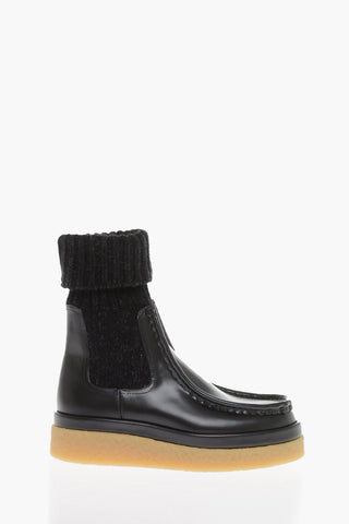 Socks JAMIE Boots with Knited Detail