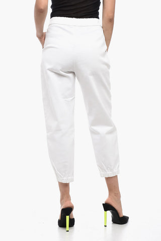 Crop Pants with Pleats