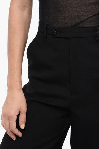 Wide Fit Wool Pants