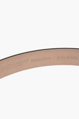 Animal Patterned Patent Leather Belt with Golden Buckle 25mm