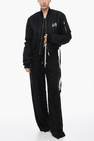 Bomber Cropped HOLY Con Ricamo