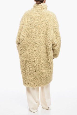 MM6 Cappotto In Ecopelliccia Oversize Fit