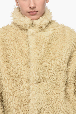 MM6 Cappotto In Ecopelliccia Oversize Fit