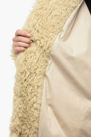 MM6 Cappotto In Ecopelliccia Oversize Fit