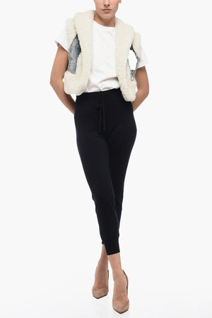 Gilet Cropped Fit in Shearling