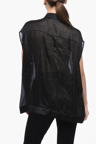 Silk JUMBO Sleeveless Shirt