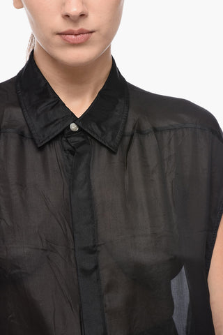 Silk JUMBO Sleeveless Shirt
