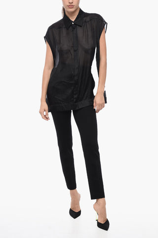 Silk JUMBO Sleeveless Shirt