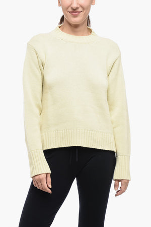 Pullover mit Rundhalsausschnitt aus Kaschmirmix