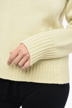 Pullover mit Rundhalsausschnitt aus Kaschmirmix
