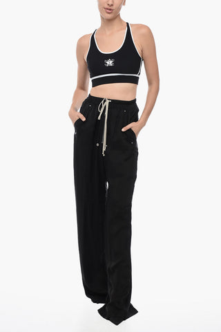 Printed VIBE Cropped Top