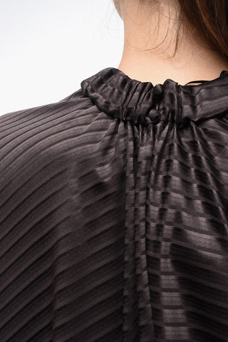 FRIENDS OF FENDI Blusa in Seta DIAGONAL STRIP con Coulisse