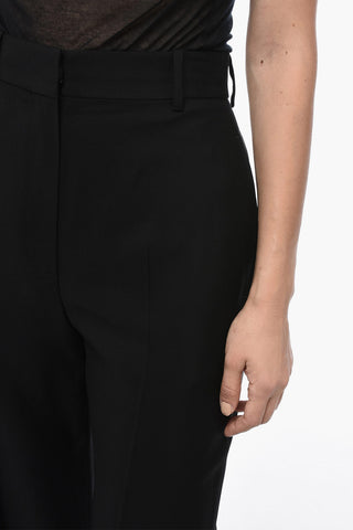 Pantaloni A Vita Alta Straight-Fit