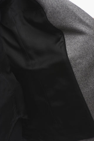 Blazer In Misto Cashmere Con Tasche Ad Aletta