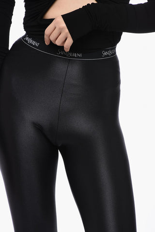 Lycra Collant with Logoed Waistband
