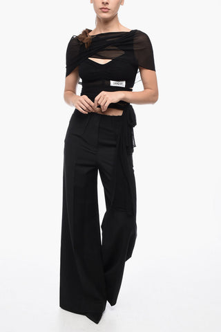 1990-91 Bustier Crop Top with Foulard Detail
